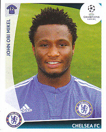 John Obi Mikel Chelsea samolepka UEFA Champions League 2009/10 #217